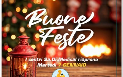 I centri Sa.Di.Medical tornano Martedì 7 Gennaio